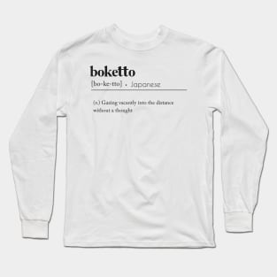 Boketto Definition Long Sleeve T-Shirt